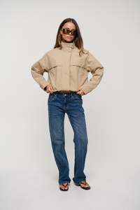 Womens Jackets Coats: Melody Jacket Taupe