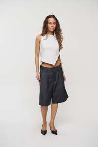 Womens Shorts: Unisex Dom Relaxed Short Dark Grey