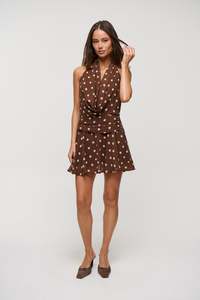 Womens Dresses: Aurelia Mini Dress Polka