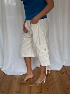 Womens: Annie Cargo Short White