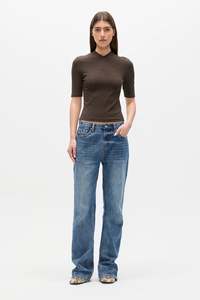 Womens Tops: Tinka V Neck T-Shirt Mushroom