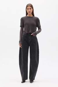 Womens Tops: Calenia Top Dark Grey