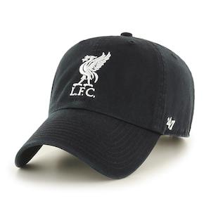 Mens Headwear: Liverpool FC Cap Black/White