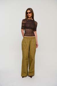 Womens Pants: Alyssia Pant Khaki