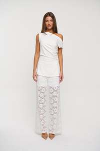 Womens Pants: Laguna Pants Ivory