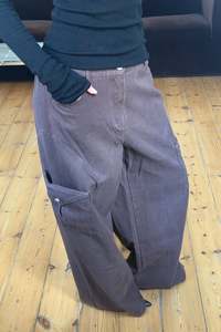 Womens Pants: Annie Cargo Pant Chocolate