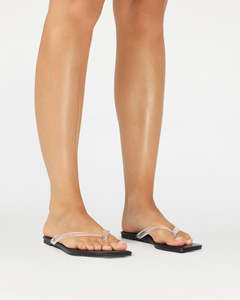 Womens Bags And Shoes: Tacey Clear Black