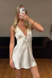 Womens Dresses: Luisa Mini Dress Cream