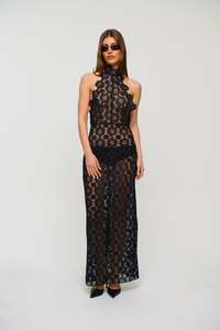 Womens Dresses: Trophy Maxi Dress Noir