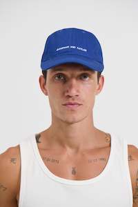 College Cap Minimal Blue