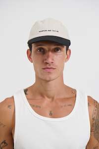 College Cap Contrast Black