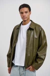 NTH Coated Bomber Jacket Army