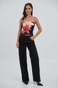 Womenssale: Florence Top Black - FINAL SALE