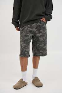 Camo Baggy Short Khaki