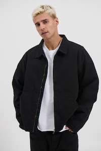 Collar Lined Jacket Black