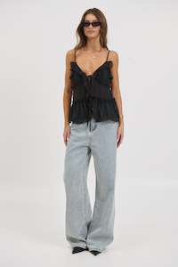 Womens Tops: Capri Cami Black