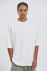 NTH Heavy Ribbed Tee Ivory