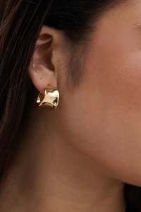 Sold Out Items 1: Eddy Flat Hoops Gold