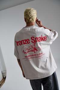 Bronze Snake Melb Tee Ivory