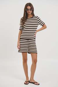 Womens Shorts: Sully Shorts Chocolate Swirl