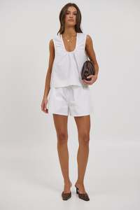 Womens Shorts: Kyla Short White