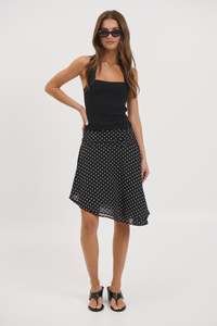 Paloma Midi Skirt Black