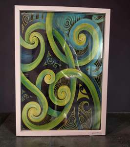 Mahi Toi - Art Prints A3 Framed