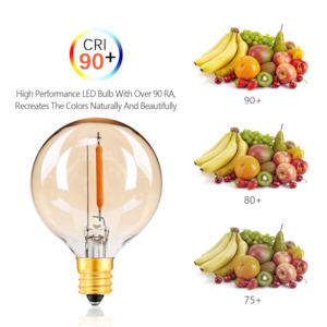 Frontpage: LED E12 Globe Bulb