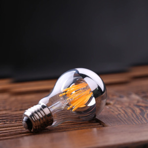 Half Crown Chrome Dip LED 4w Dimmable E27 Bulb