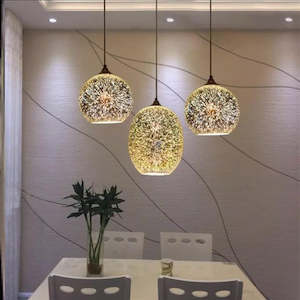 Unique Decor Lighting: Modern Fireworks Pendant Light