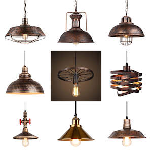 Unique Decor Lighting: Nordic Rustbelt Chic Pendant Ceiling Lights