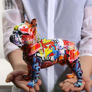 New In Stock: Urban Graffiti French Bulldog Statue
