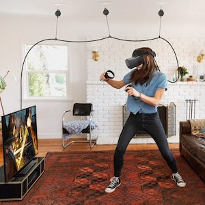 Gadgets Tech: Silent 6 Piece VR Cable Management Pulley System V2