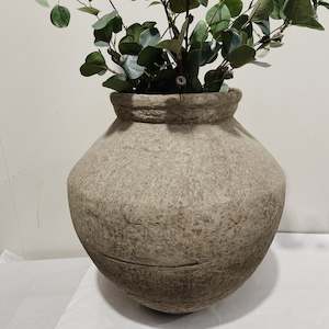 Ceramics: Antique Terracotta Pot LARGE