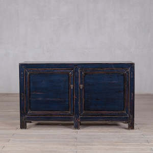 Furniture: High Gloss Navy Cabinet 1490 x 400 x 870H
