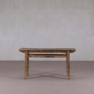 Reclaimed Elm Hall Table c.1920 1550 x 450 x 820H