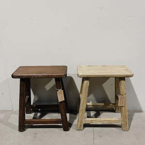 Stools: Rectangular Top Stool ELM 420 x 220 x 500H