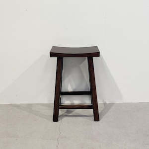 Stools: Saddle Top Bar Stool  BROWN  650H