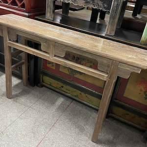 Cupboards And Shelves: 25268 Elm Hall Table 1400 x 300 x 870H