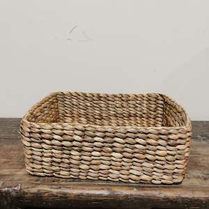 Rectangular Water Hyacinth Basket LOW