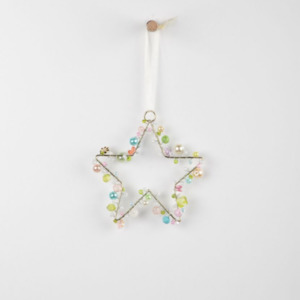 Homewares: Storybook Hanging Beaded Star
