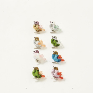Homewares: Carousel Sequin Bird EACH