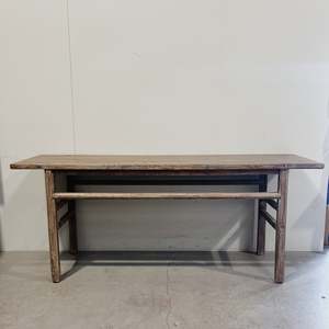 Tables And Bedsides: 25252 Reclaimed Pine Hall Table 2130 x 550 x 860H