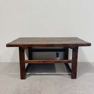 Tables And Bedsides: 25240 Antique Elm Coffee Table 1000 x 490 x 450mm H