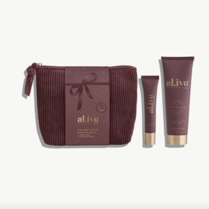 Candles: Al.ive Body - Hand & Lip Gift Set SWEET PLUM & BERRIES