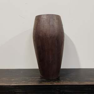 Large Teak Drum