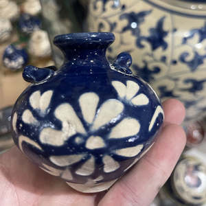 Ceramics: Blue & White Mini Pot