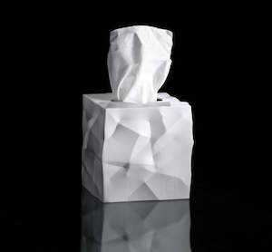 Skincare And Toiletries: Square Tissue Box Cover by Essey