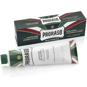 Skincare And Toiletries: Proraso Shaving Cream Tube - Eucalyptus and Menthol