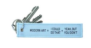 Art: Modern Art Keychain